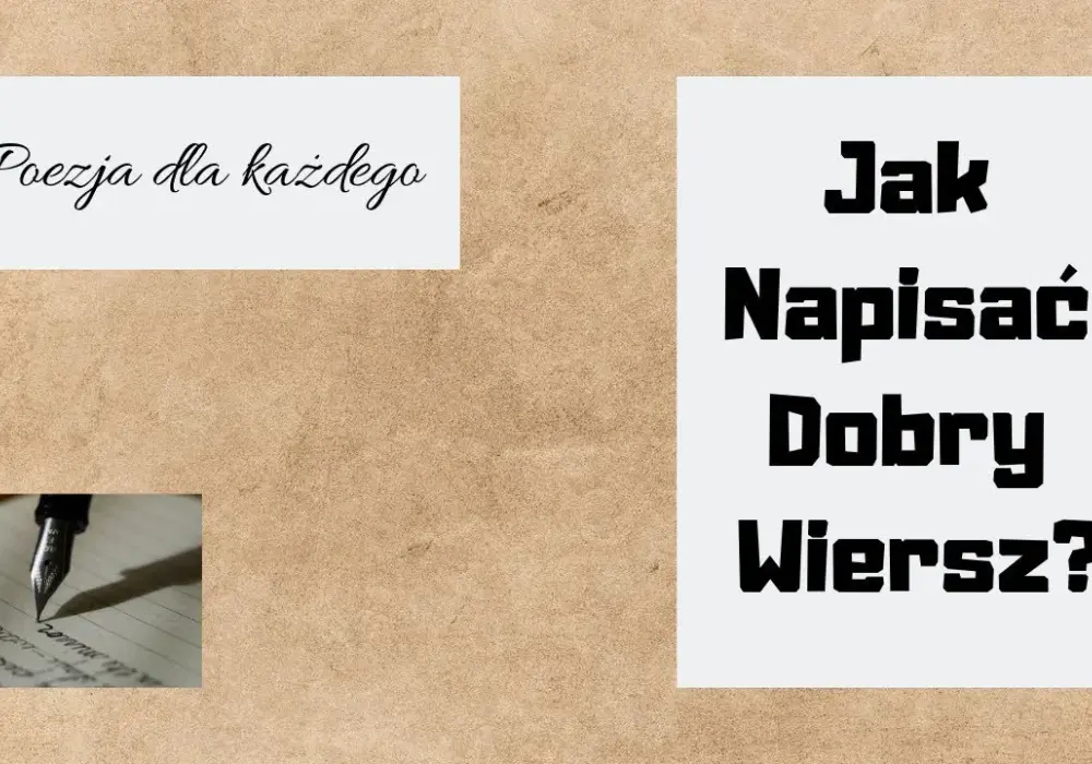 Jak napisać wiersz rymowany? Prosty sposób na mistrzowską poezję