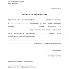 Jak napisać wypowiedzenie umowy zlecenia: 8 kluczowych kroków