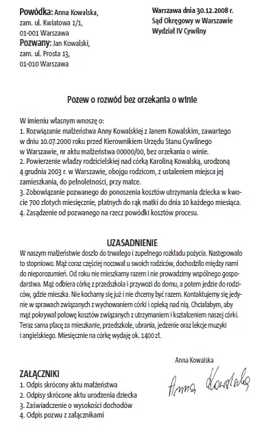 Zdjęcie Jak napisać profesjonalną odpowiedź na pozew rozwodowy krok po kroku