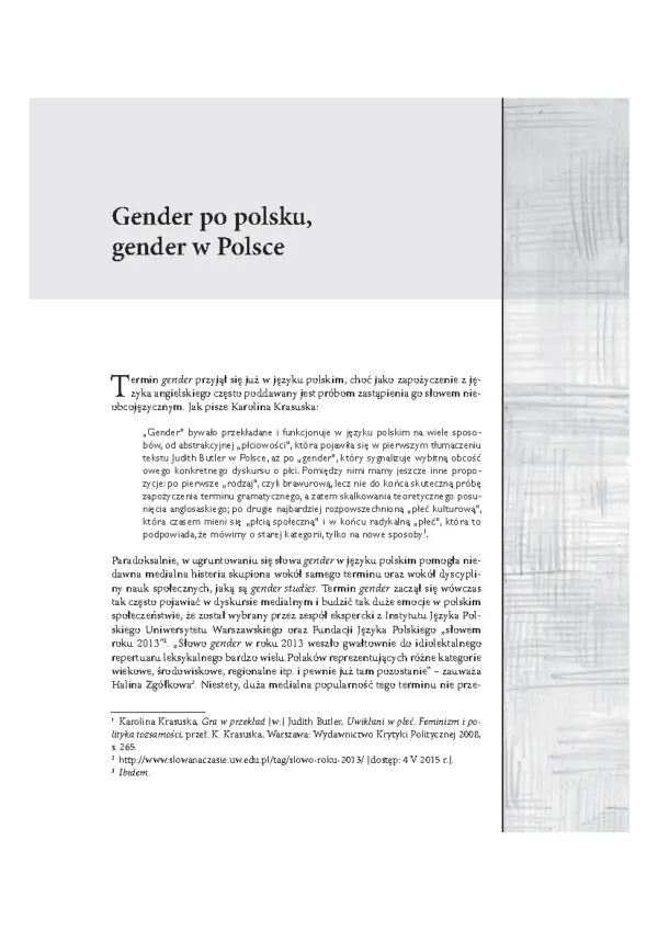 Gender po polsku: prawdziwe znaczenie, które cię zaskoczy
